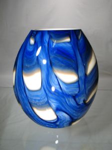 Vase Svaja bleu Grece