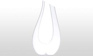 Carafe à décanter vin forme harpe 