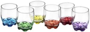 Coffret 6 Verres en couleur