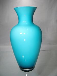 Vase Chambord cristal turquoise Millafori