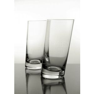 Coffret 6 Verres long drink en cristal penchés 35 cl