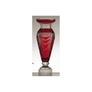 Vase sur pied Cristal de Paris Pompeia 49 cm 