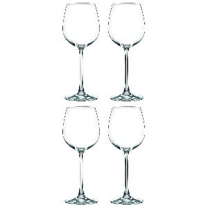 Coffret 4 Verres à vin blanc en cristallin collection Vivendi