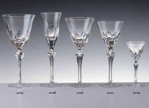 Verres Cristal de Paris : Collection Jeanne 