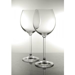 Coffret 6 Verres à vin rouge en cristal collection Venise , utilisé dans la série LUCIFER