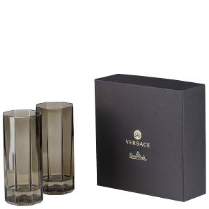 VERSACE Médusa : coffret 2 verres à longdrink Haze