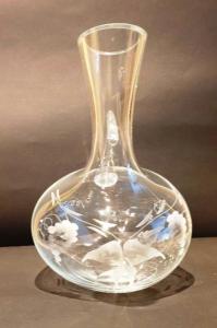 Carafe à décanter canard taillée grappe de raisin