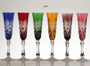 Collection Londres: Verres Roemer à vin du rhin 6 couleurs