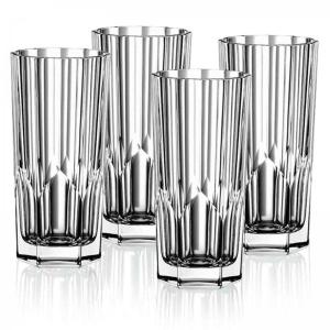 6 Verres long drink en cristal collection Aspen