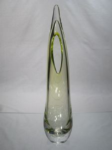 Vase Soliflore Feuille  Murano