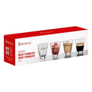 Moni tumbler Bistro Spigelau coffret de 4