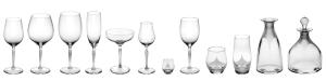 100 points Cristal Lalique Coffret 6 Verres Bordeaux