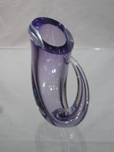 Vase Soliflore Corne Murano