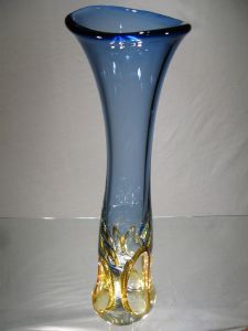 Vase Cristal +24%plomb. pièce unique 