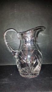 Carafe à Eau petite jarre taille légère en Cristal de Bohème