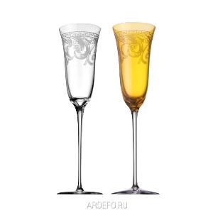 Collection Verres Versace modèle Arabesque ambre