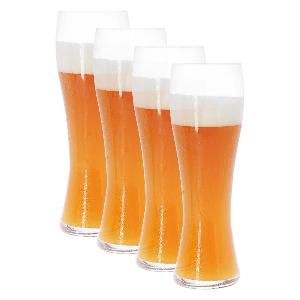 Verre à Biere Blanche blonde en cristal Spiegelau Grand Modèle coffret de 4