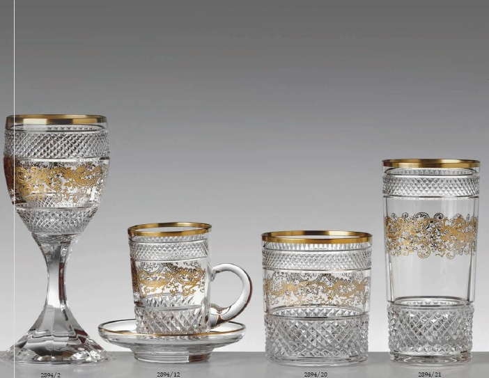 Service de 6 Verres Cristal de Paris modele Royan