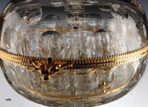 Cristal de Paris : Cave à liqueur / vodka transparente