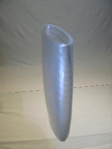 Vase Vagues blanches opaque 