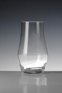 Verres en cristal unis large et plat   coffret de 6