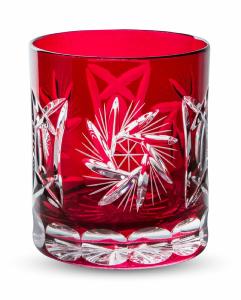 Verres à whisky 6 couleurs cristal bohème