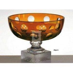 Coupe sur pied Cristal de Paris Taille Pastille Ronde