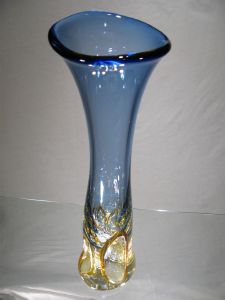 Vase Cristal +24%plomb. pièce unique 