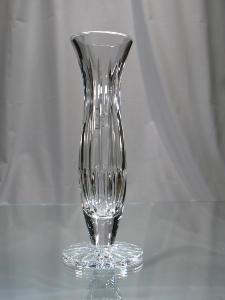 Vase Soliflore sur pied en Cristal de Bohème 