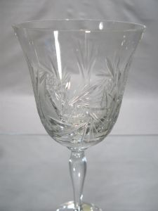 Coffret 4 verres à vin en cristal de Pologne