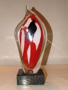  Trophée rouge Murano  